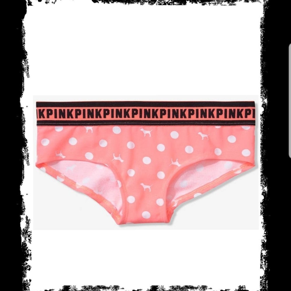 Pink by VS Logo Waist Hipster Panties